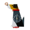 Dog wall clock teal
