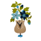 Jar wall clock beige